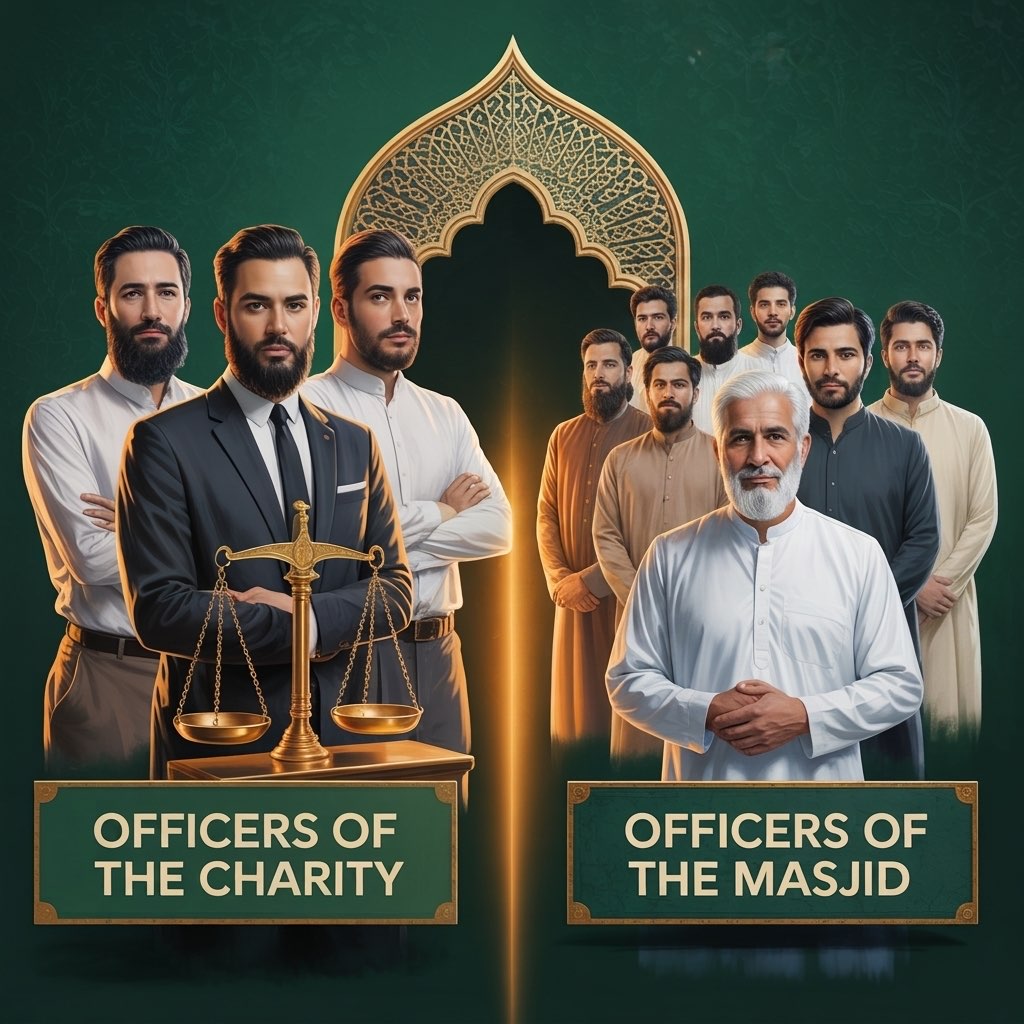 Officers of the Charity and Officers of the Masjid